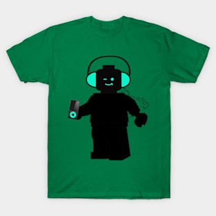 Minifig with Headphones & iPod T-Shirt